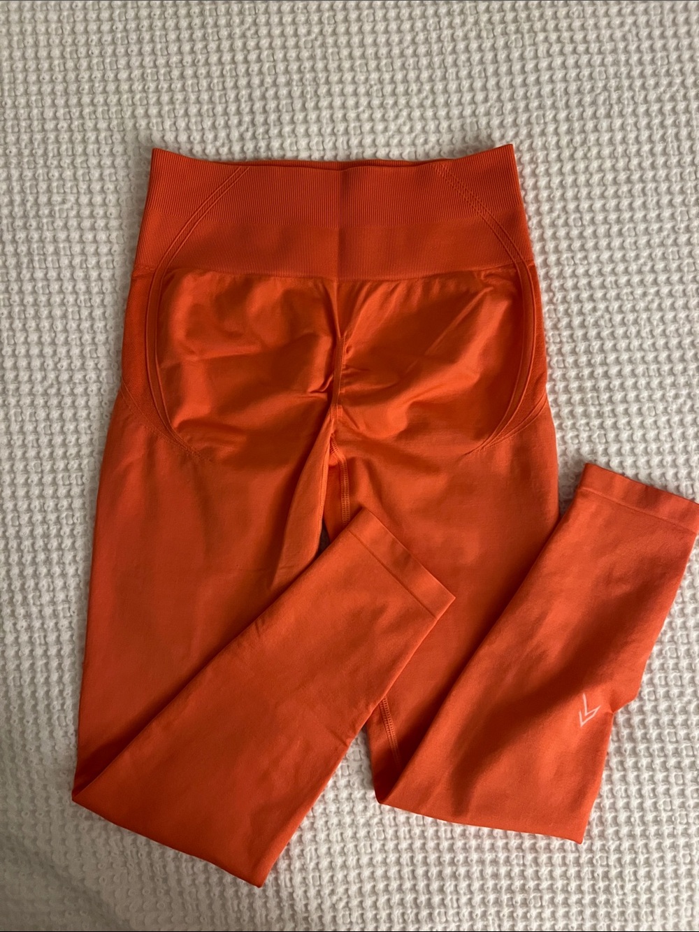 Bright Orange High-Waist Leggings